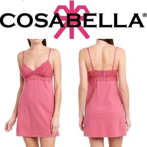 Cosabella long babydoll pink L